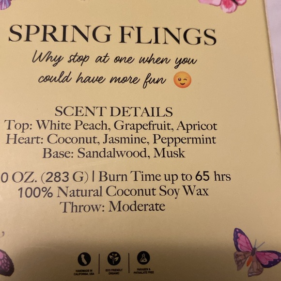 Forve mood spring flings candle 10.oz - Picture 4 of 5